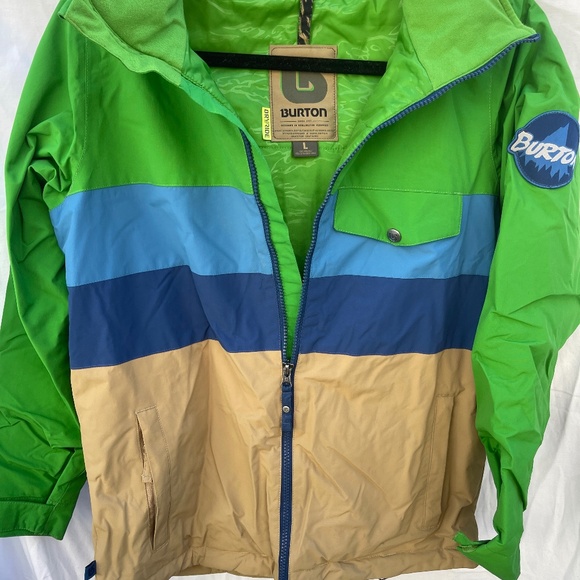 Burton DryRide Kids Snowboard Jacket size L (14/16) Multi color